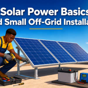 Solar Power Basics and Small Off-Grid Installation